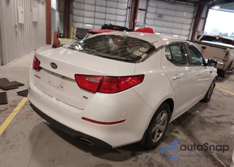 2015 Kia Optima Lx из США, поврежденный, VIN 5XXGM4A76FG504775